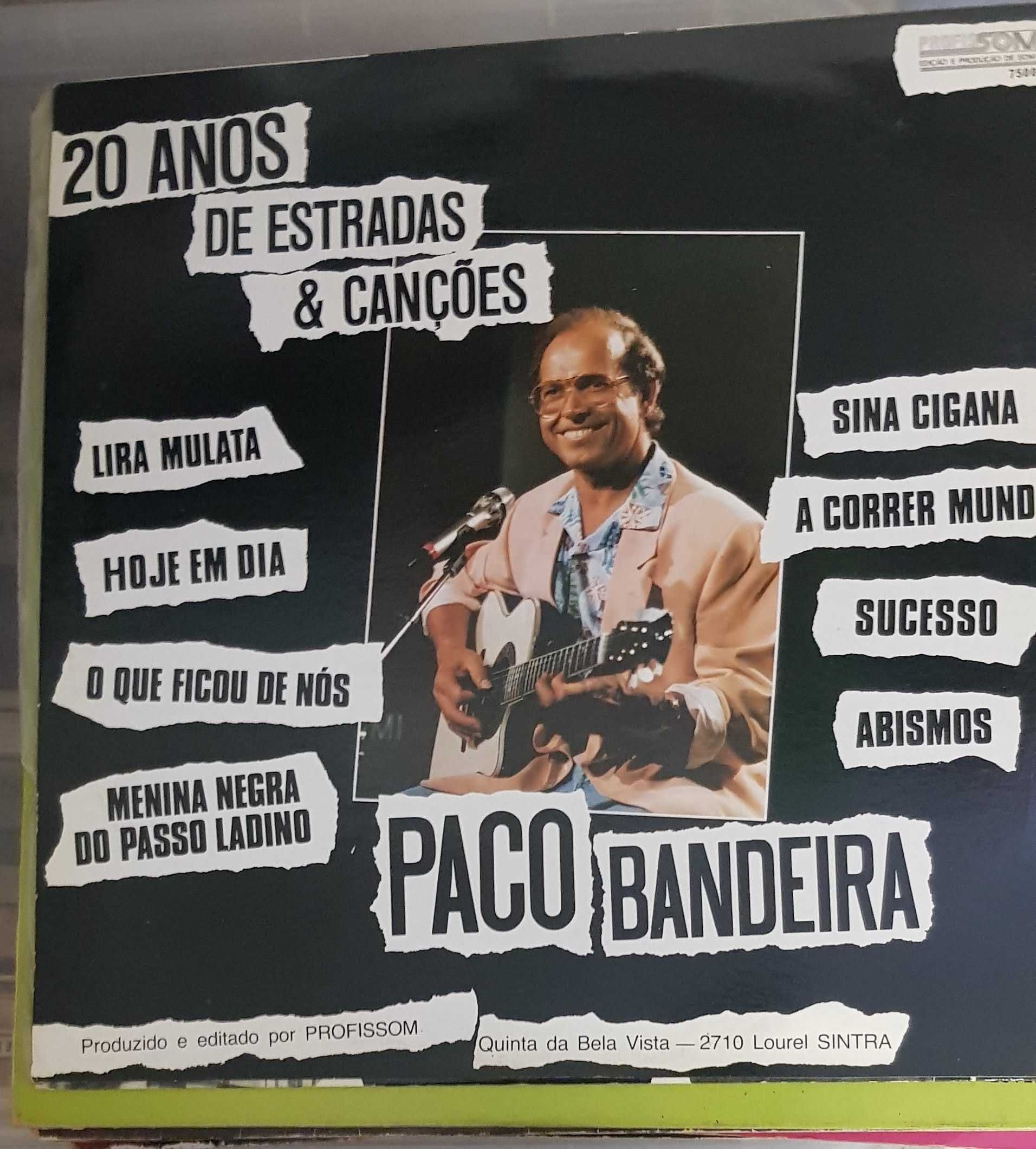 Disco vinil "20 anos" Paco Bandeira