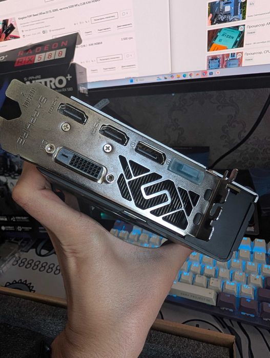 Видеокарта AMD Radeon RX 580 8GB. Не майнилась. Отличное состояние.