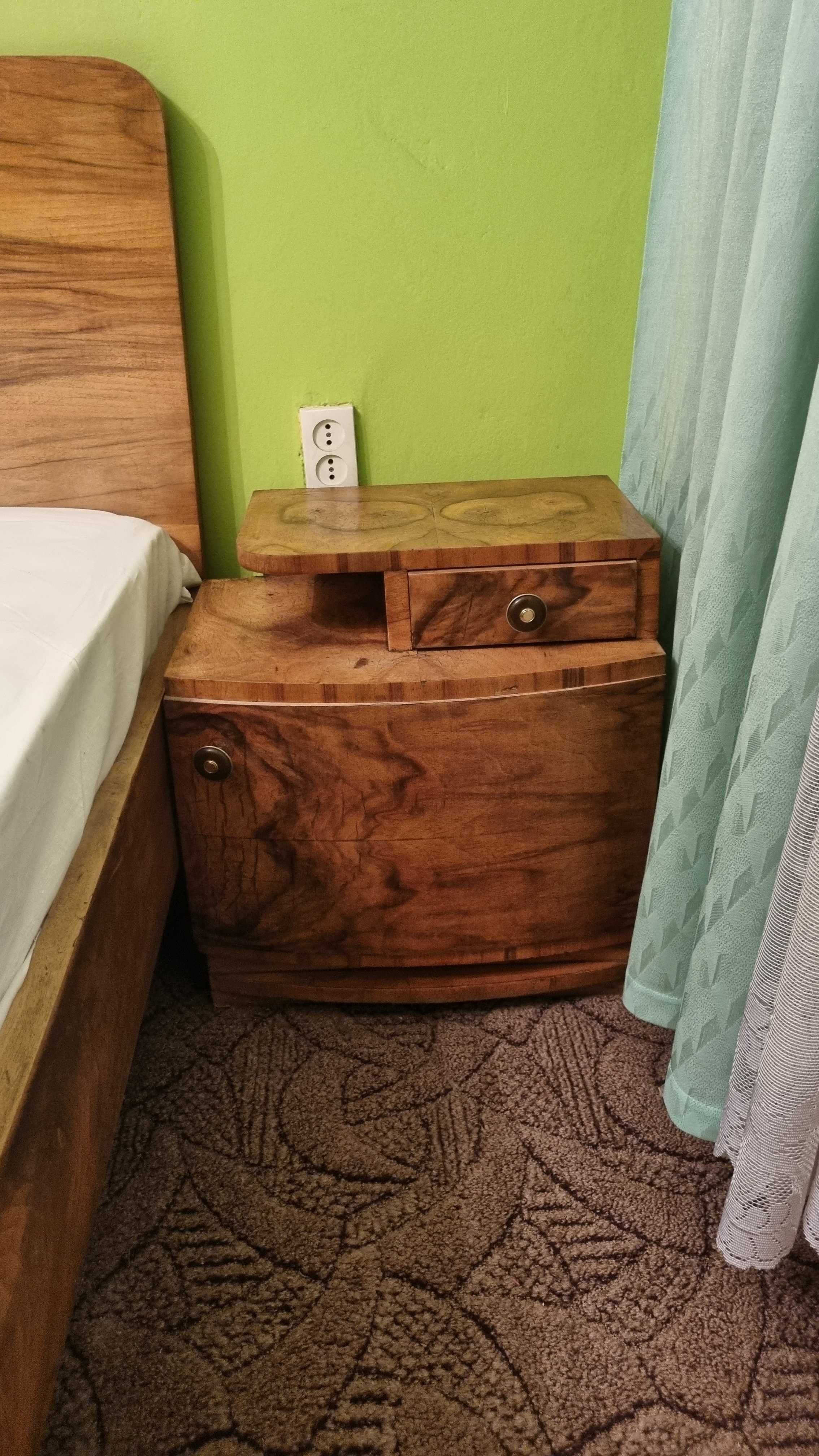 Drewniane meble do sypialni PRL,Vintage,Retro