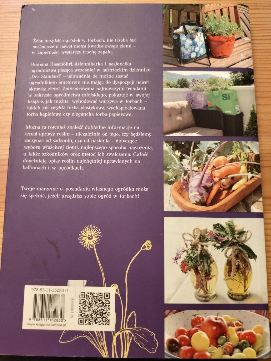Książka ogród w torebce uprawa roślin balkon