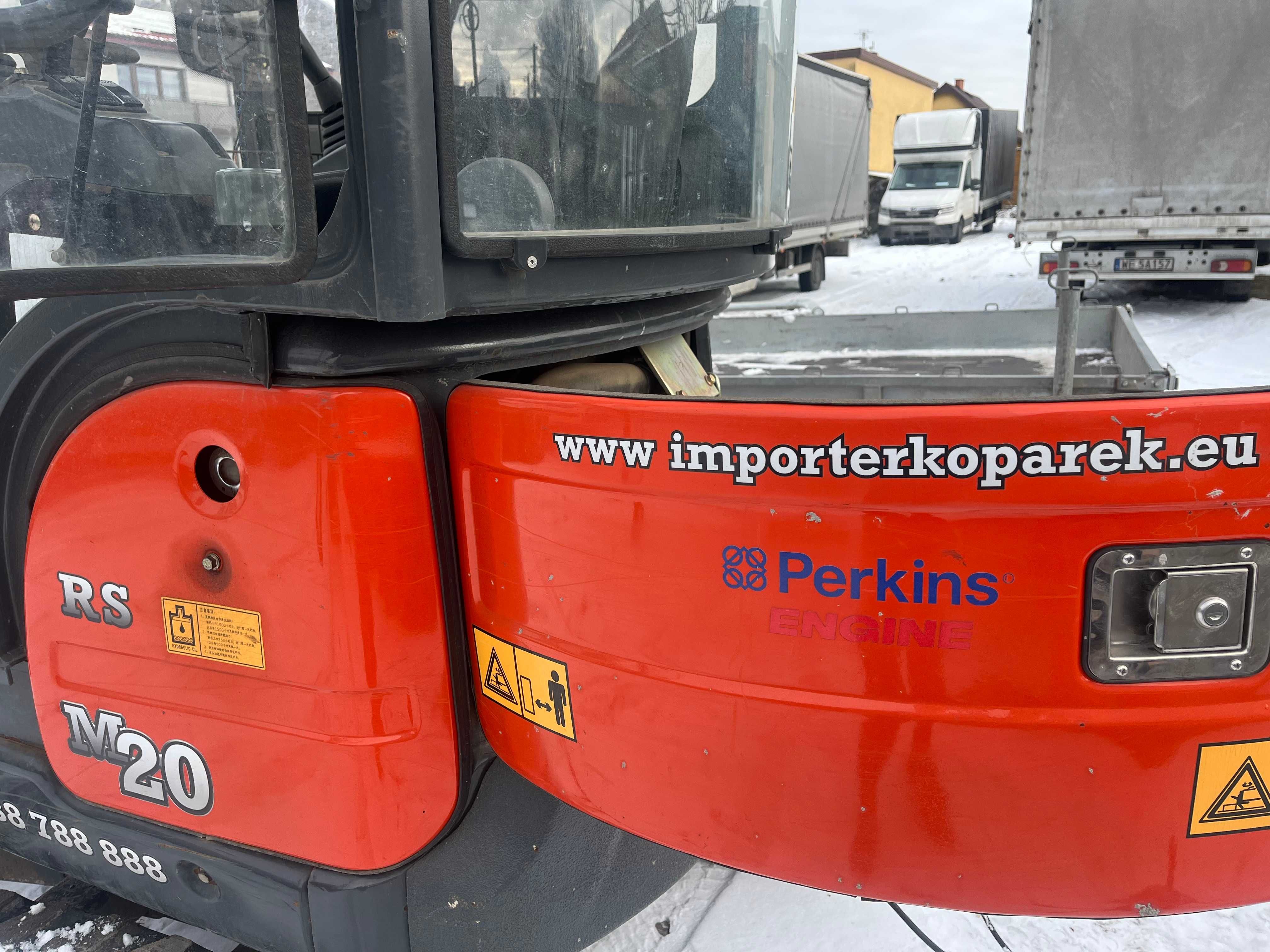 Minikoparka Perkins M20 King Way 2Tony  2021 przebieg 377mth