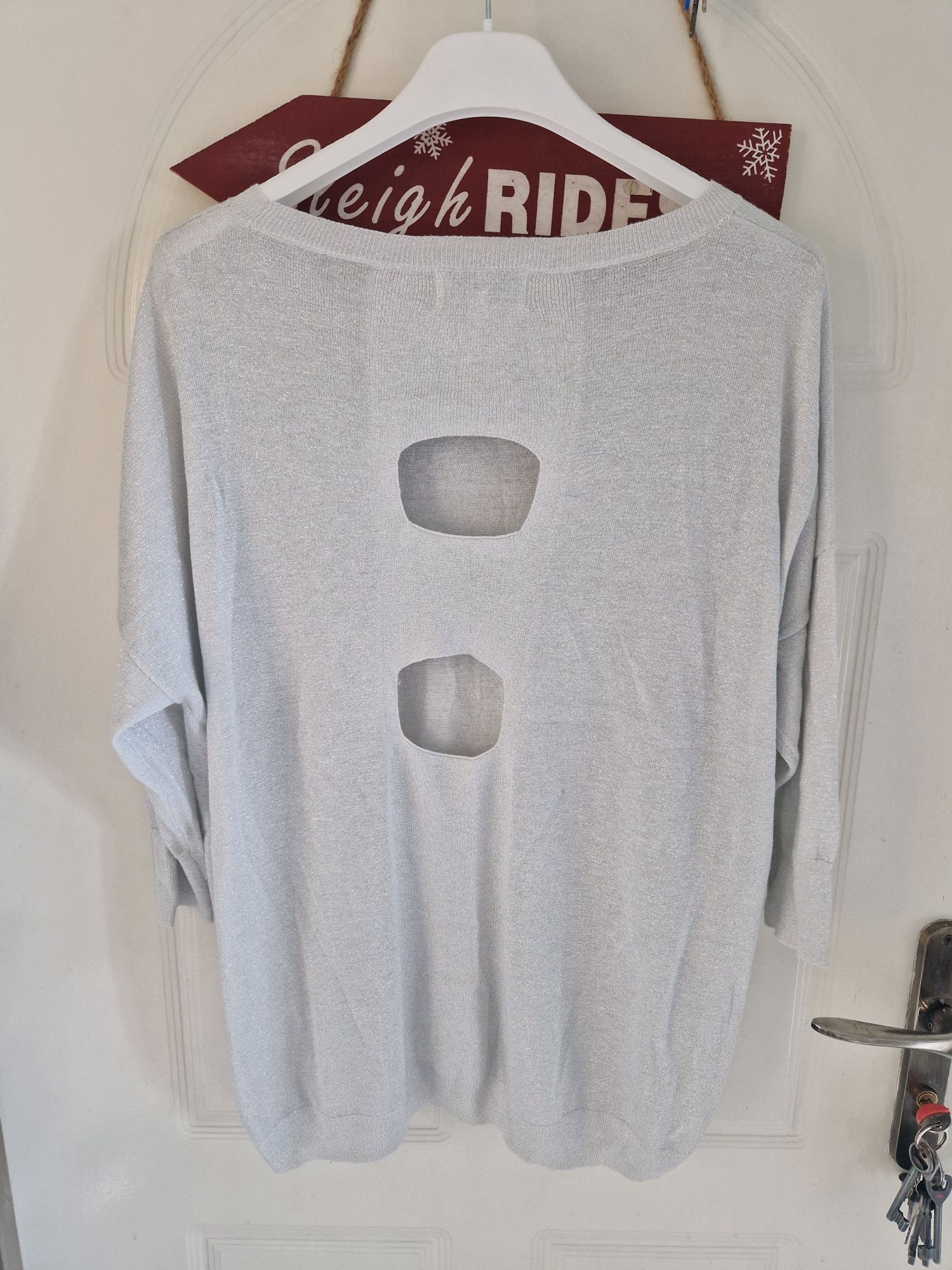 Cienki Sweter damski Next 44 wiskoza poliester