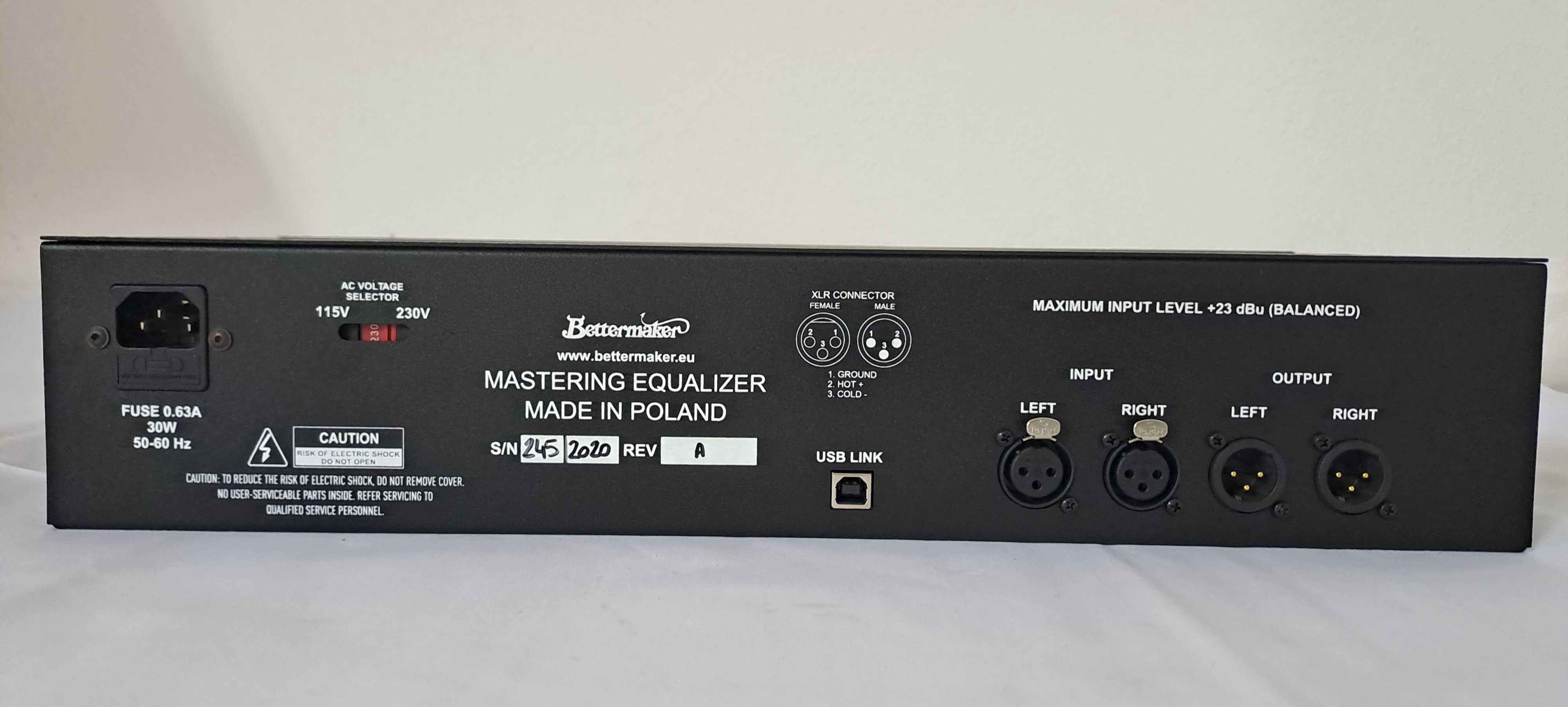 Better maker Mastering equalizer. Quase Novo, Muito bom
