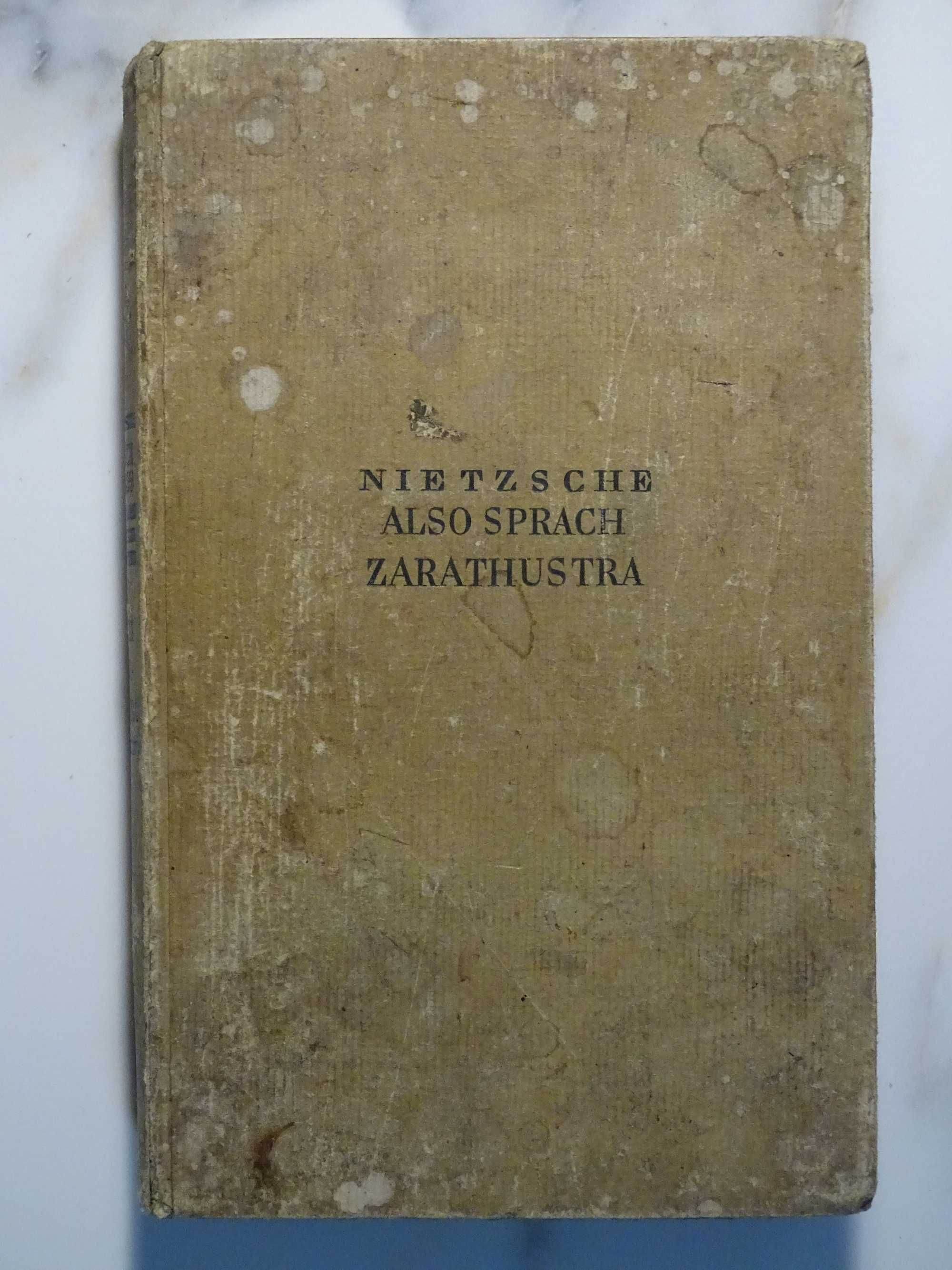 NIETZSCHE w oryginale: Also Sprach Zarathustra 1941 r.