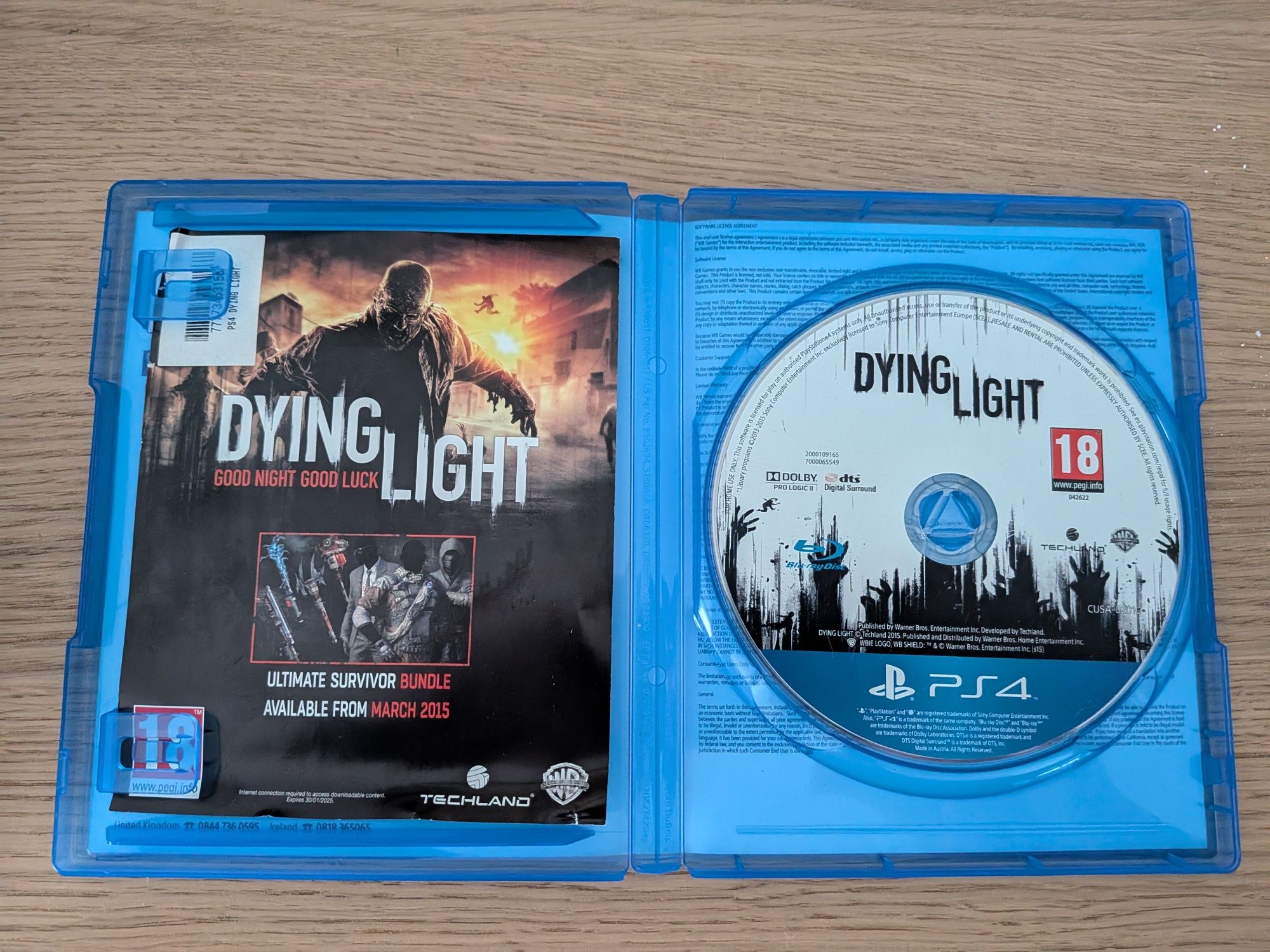 Dying light ps4 PlayStation 4