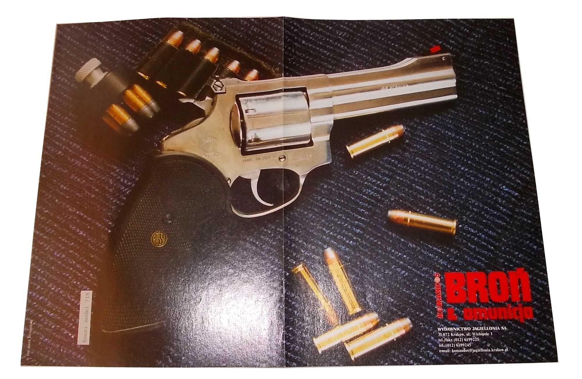 Vintage - plakat dwustronny (czasopismo KOMANDOS) - Colt, M16 - 2002r.