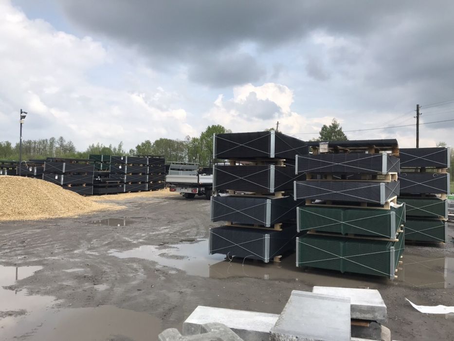 Panel Ogrodzeniowy 2D fi 6/5/6 Wiśniowski 1230 OCYNK +RAL 7016,9005