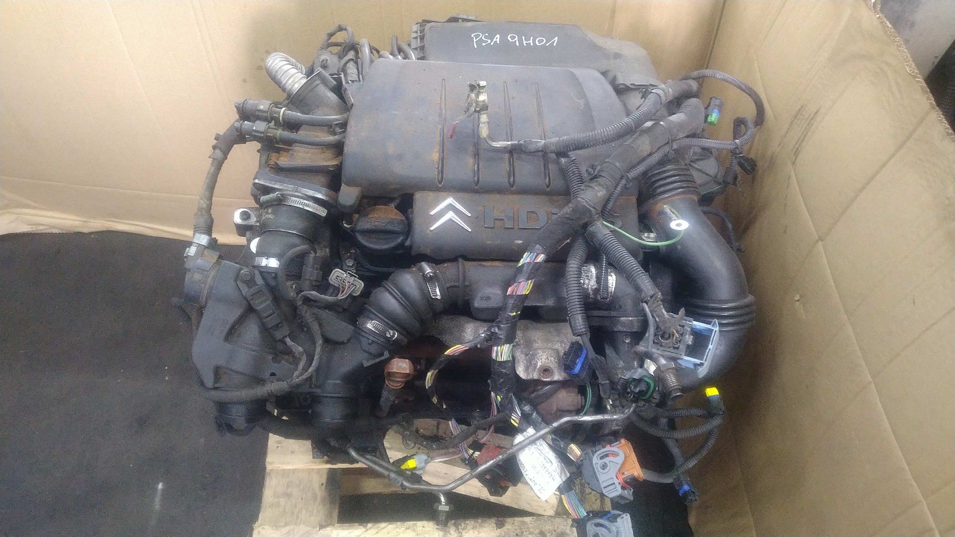 / Citroen C4 Peugeot silnik kompletny 1.6 HDI 9H01