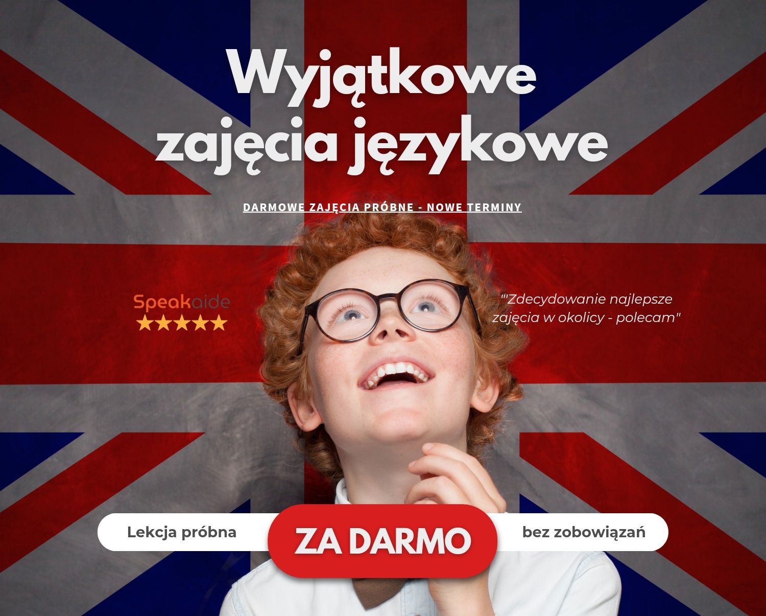 Angielski dla dzieci - darmowe zajęcia próbne