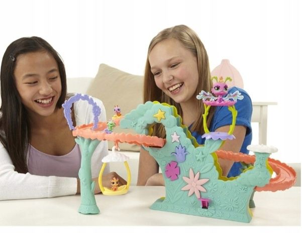 LPS Littlest Pet Shop WRÓŻKI Rollercoaster zjeżdżalnia z figurkami