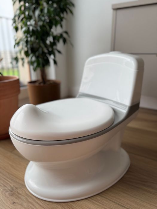 Nocnik (Smiki) ze spłuczką z dźwiękiem, szary