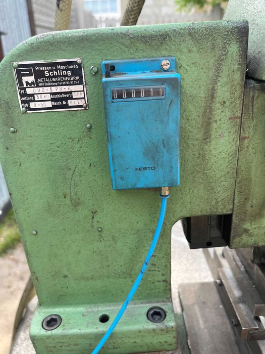 Prasa Pneumatyczna Schling DUO 5T, SUPER STAN!