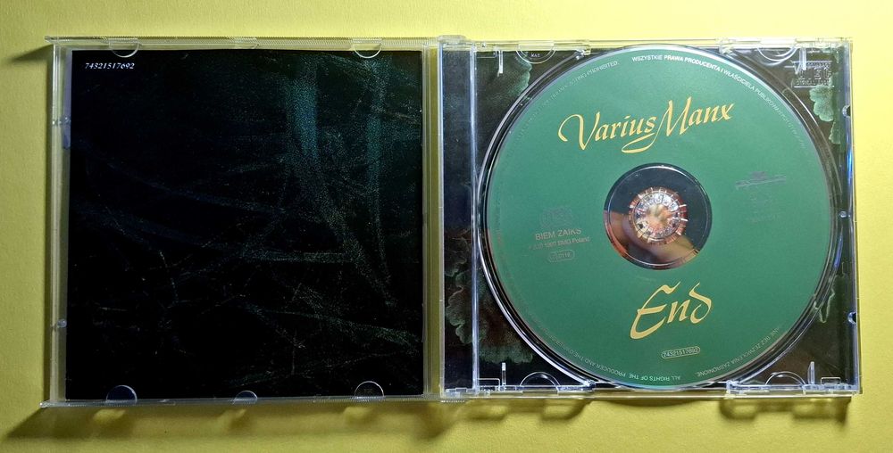 Varius Manx "End" CD - stan bdb