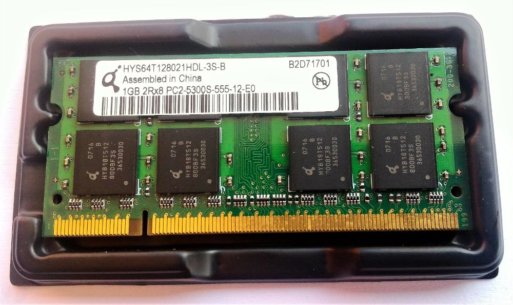 Memorias RAM (Notebook)