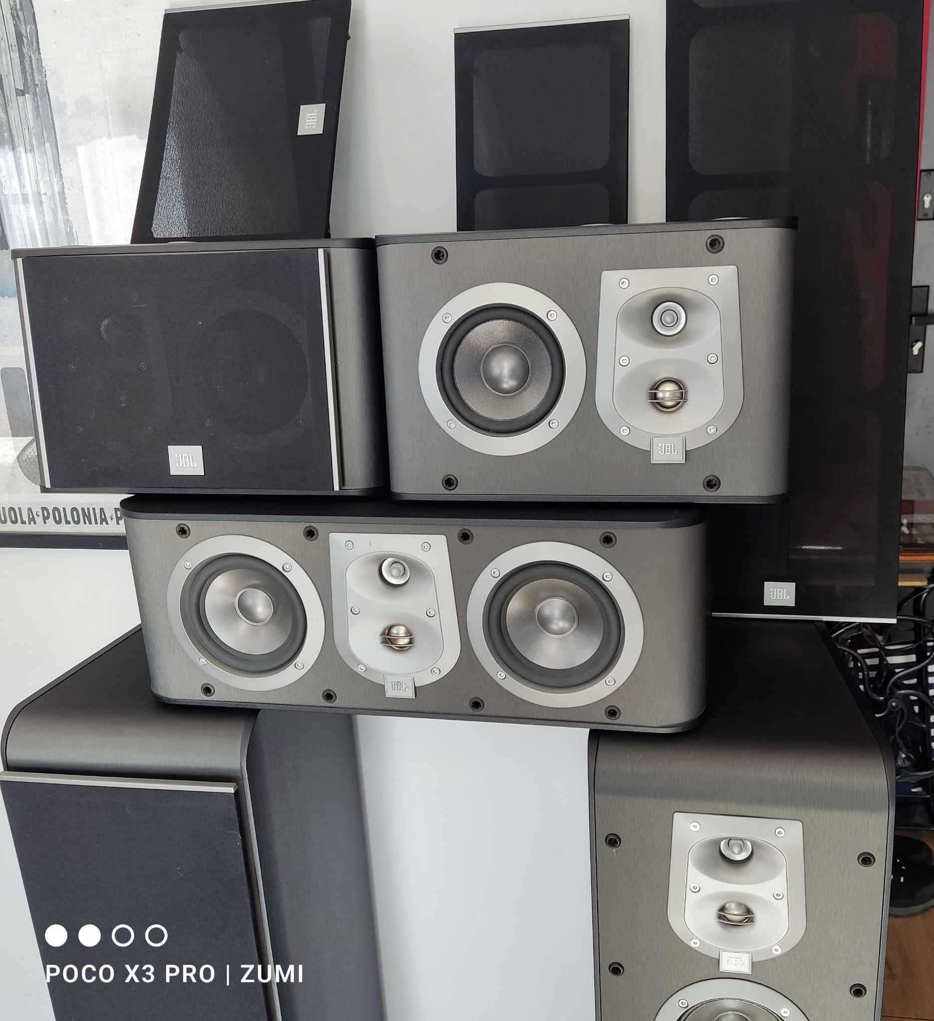 Kolumny JBL ES 80 + ES 25C+ES 10