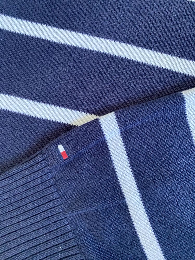 NOWY sweter męski w paski Tommy Hilfiger XL