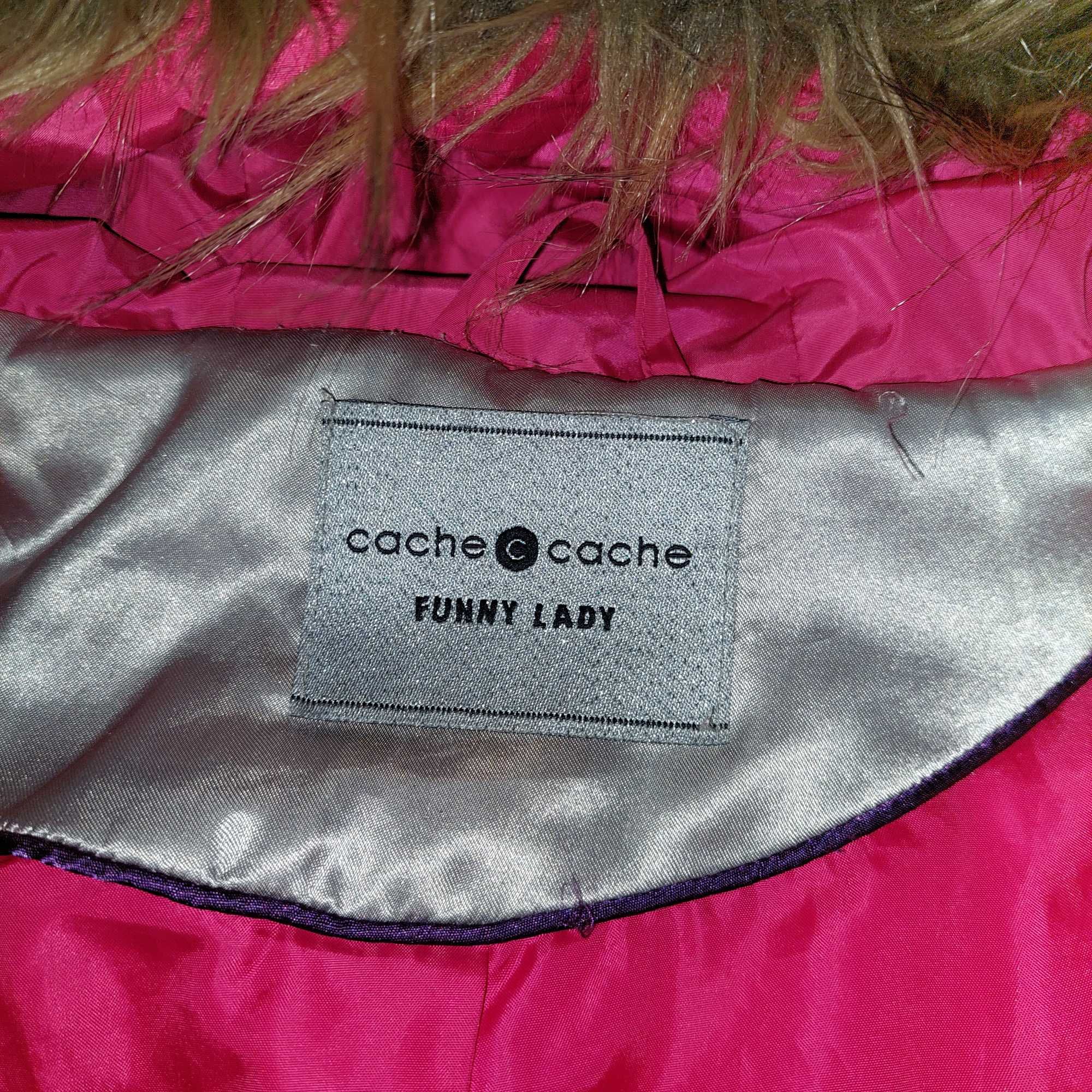 Продам зимнюю курточку известного бренда Cache Cache б/у
