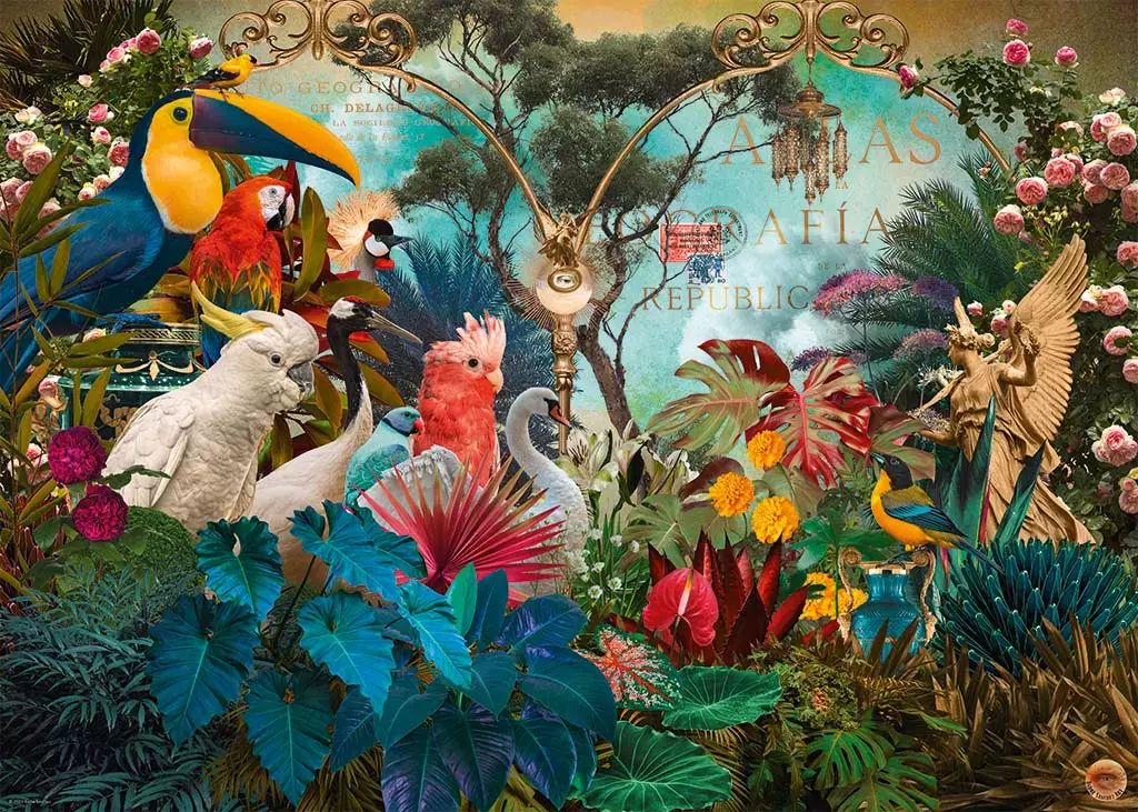 Puzzle 1000 elementów. Fantastyczna Fauna- Birdiversity. Heye