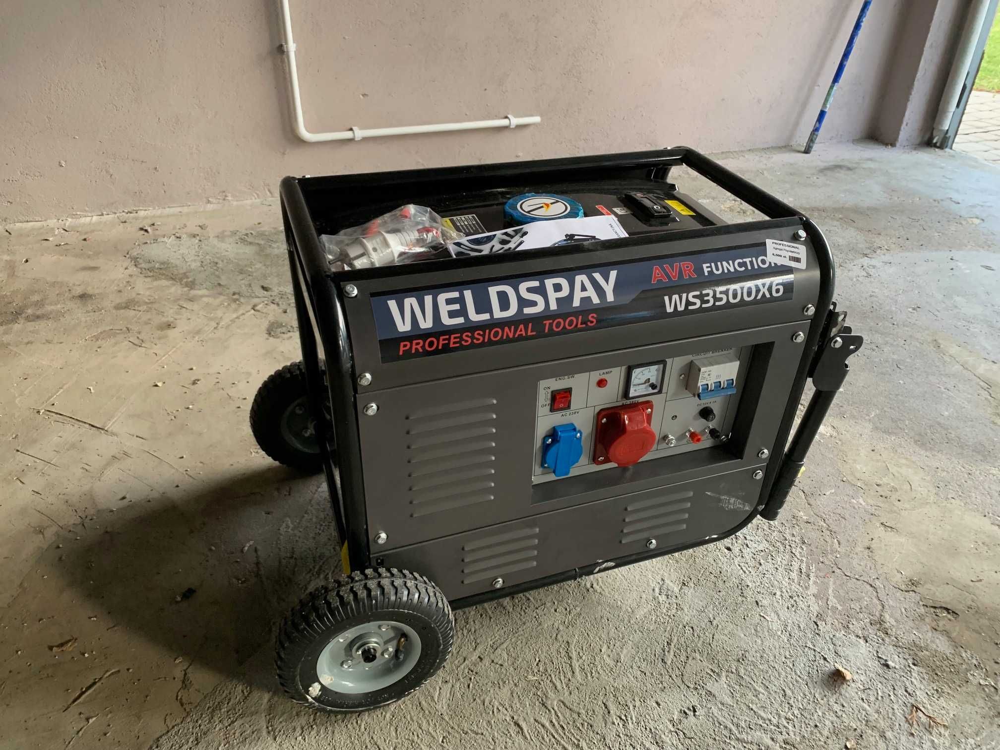 Agregat Prądotwórczy Weldspay WS3500X6