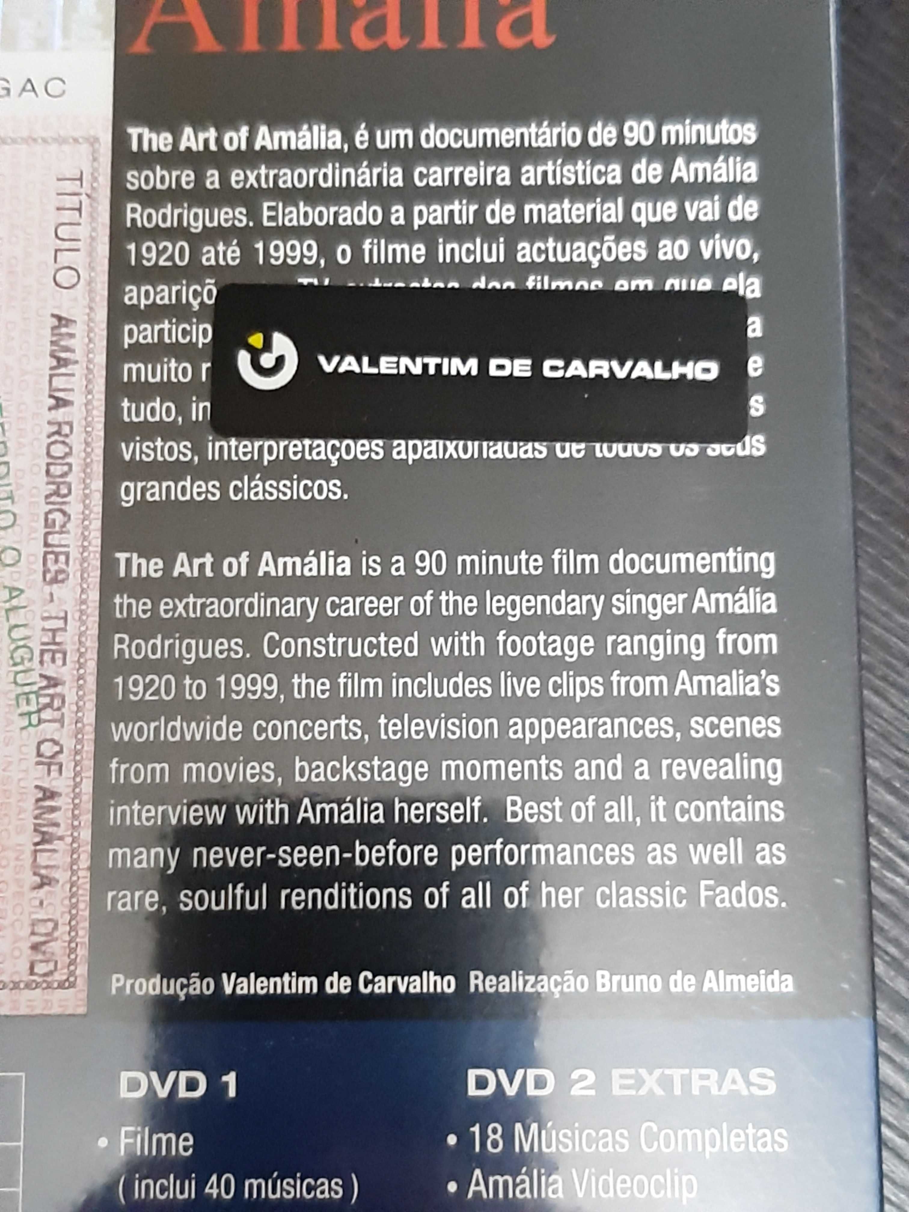 Bruno de Almeida - The Art of Amália - 2 DVD - NOVO - SELADO