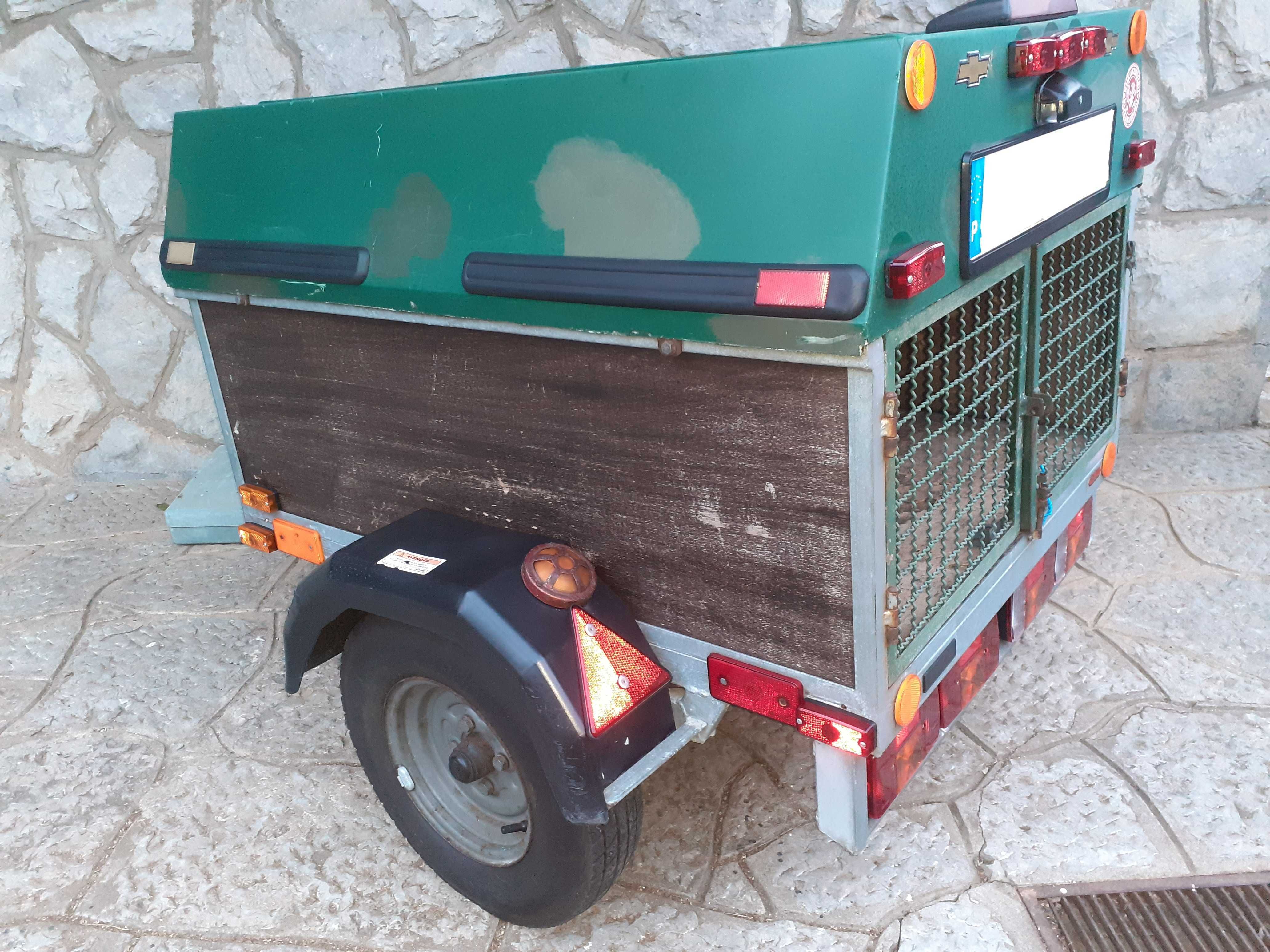 Reboque de cães para caçar ou passear