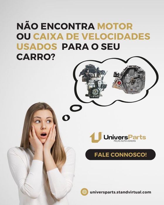 MOTORES E CAIXA DE VELOCIDADES - 1 ANO DE GARANTIA — Peça já o seu orçamento!