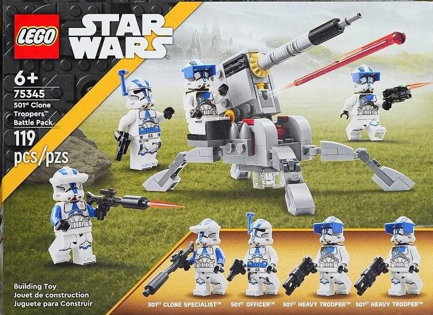 Klocki Lego Star Wars Tm 75345 Zestaw Bitewny Żołnierze-Klony Z 501