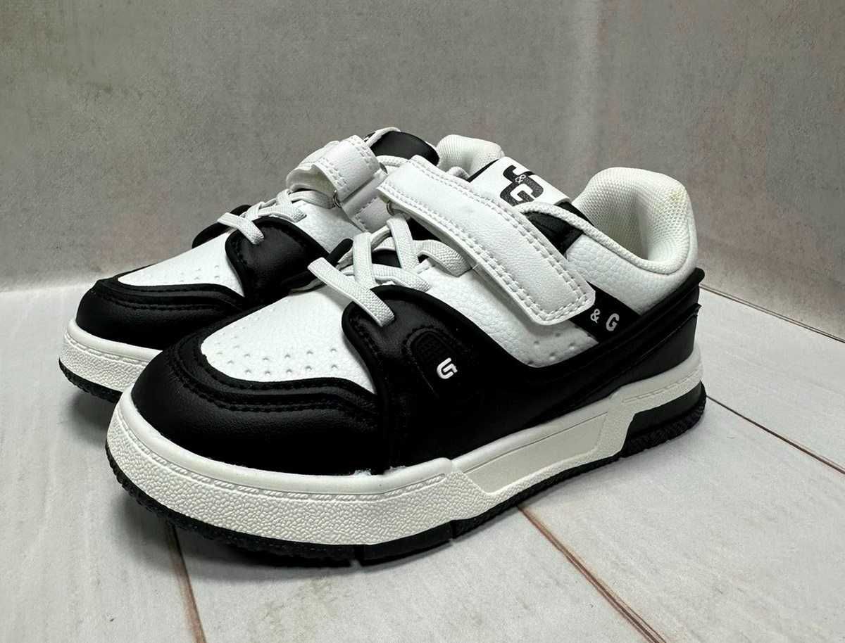 Дитячі кросівки Jong golf dc shoes white білі/чорні р31-36