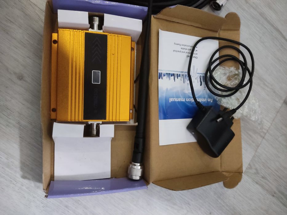 Amplificador de Sinal GSM 900MHz + Antena Yagi – Repetidor Completo