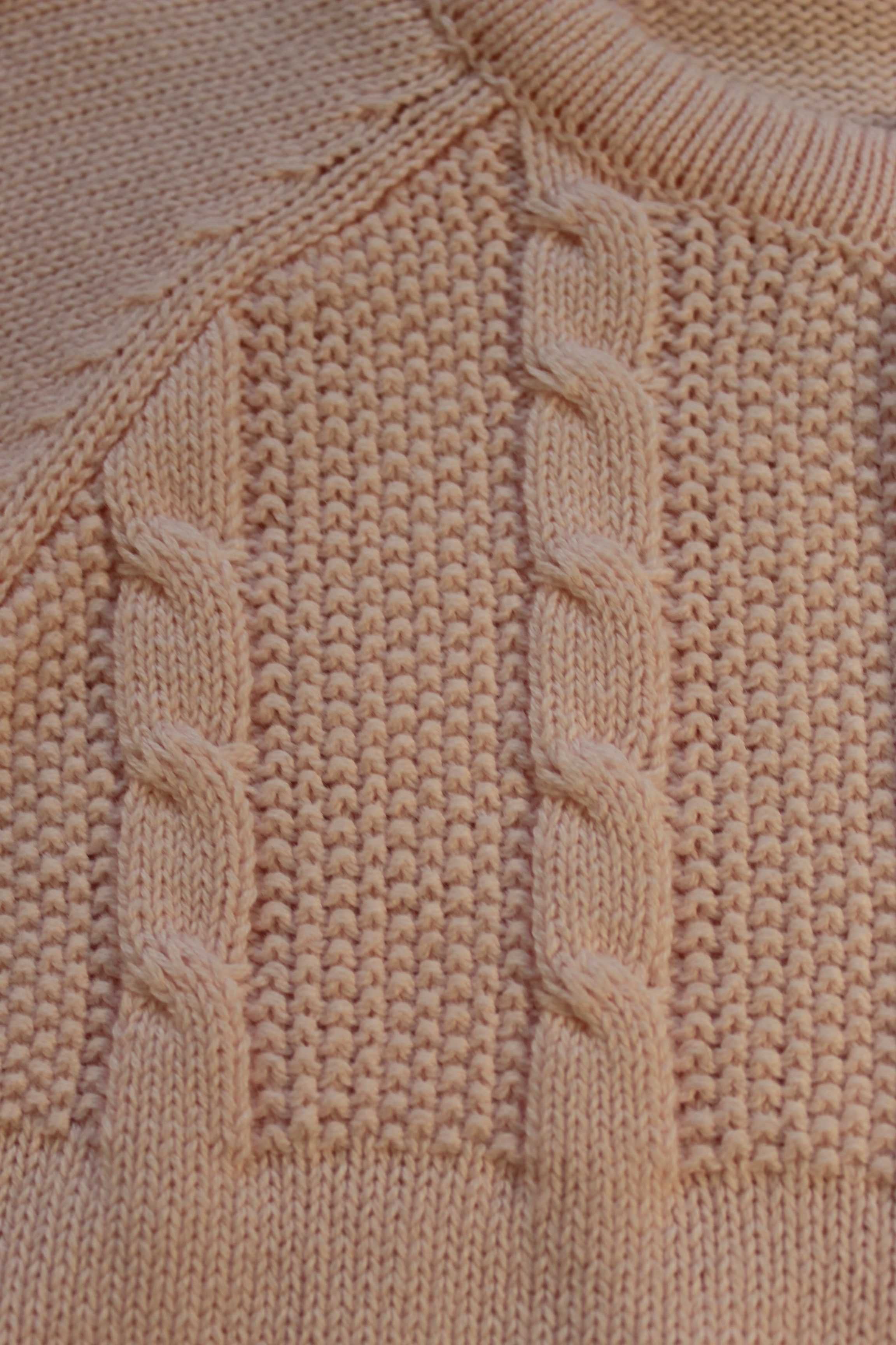 Ніжний рожевий светрик з вишивкою, 6-9М, знижка, Англія