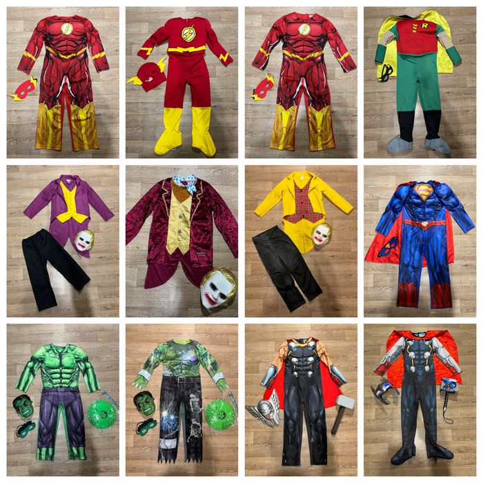 Костюм супергерой для мальчика на 7-8 лет 122-128 карнавальный