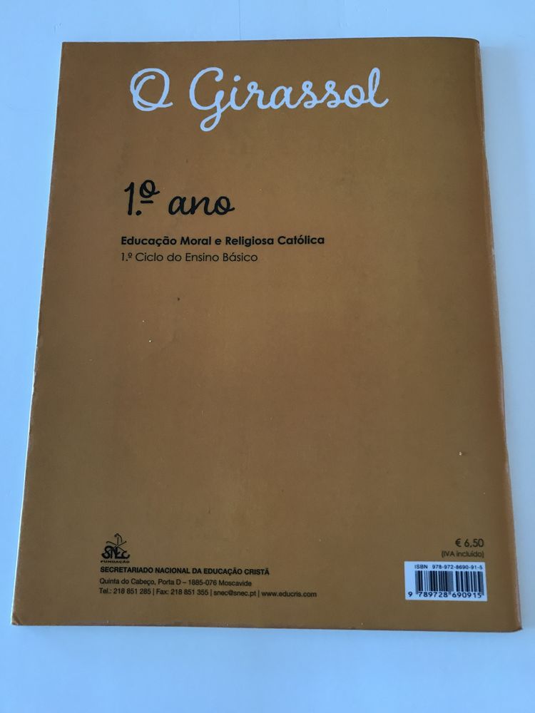 Manual 1 ano educação moral e religiosa católica