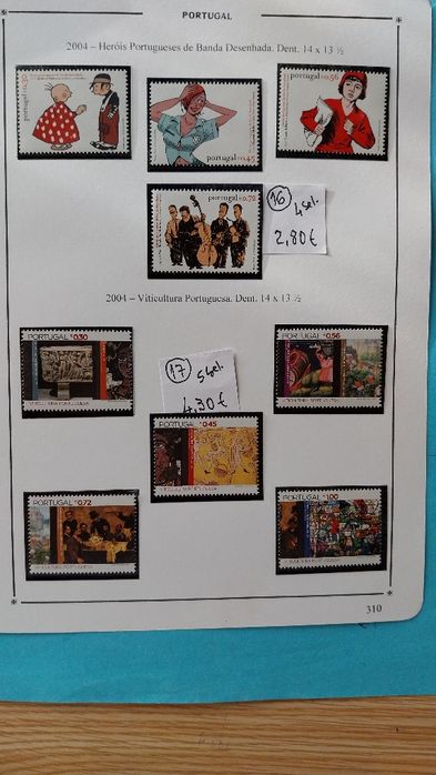 Selos de Portuga Novosl c/Goma-2004-Ref. 2-7/10