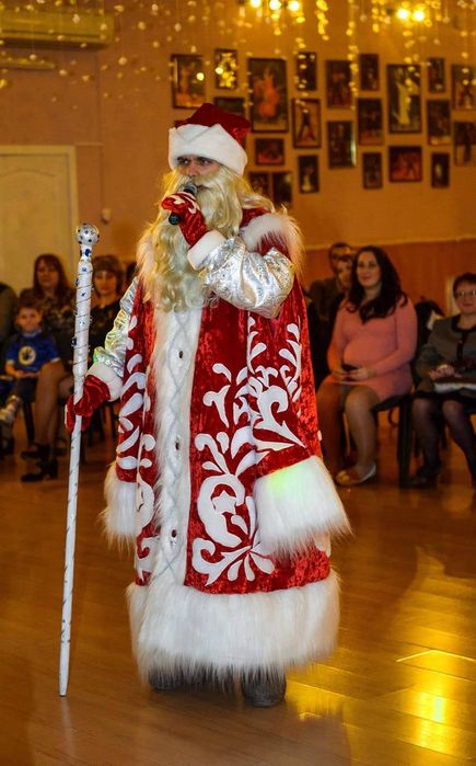Привітання Святого Миколая на новий рік, поздравление деда мороза