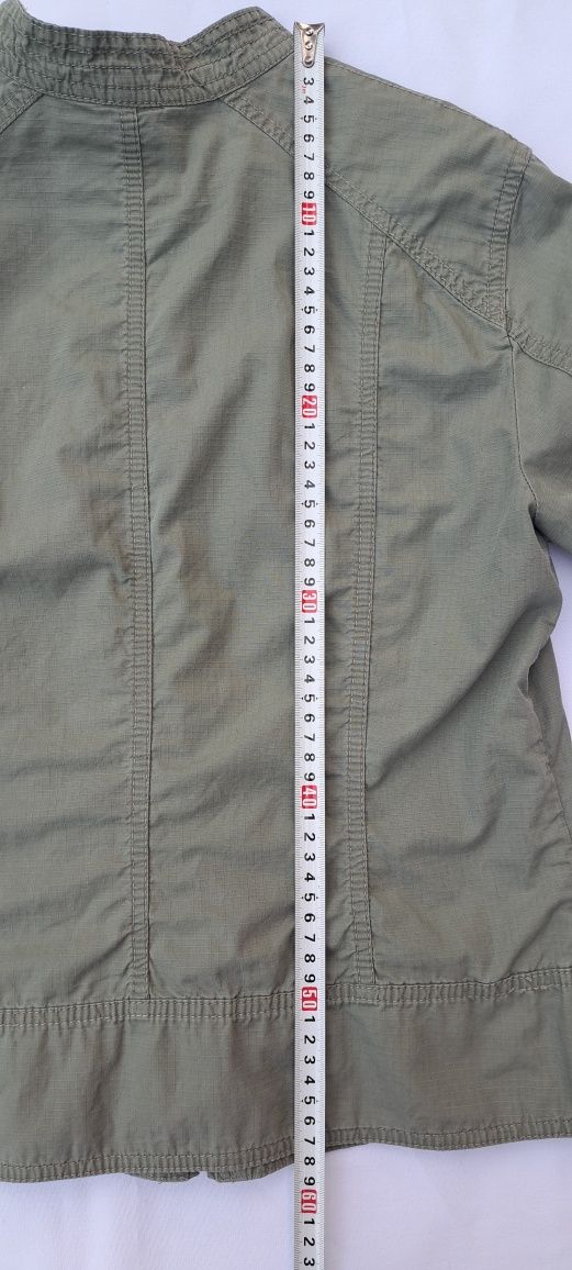 Kurtka marynarka koszula Esprit S/M Khaki zielony jak nowa