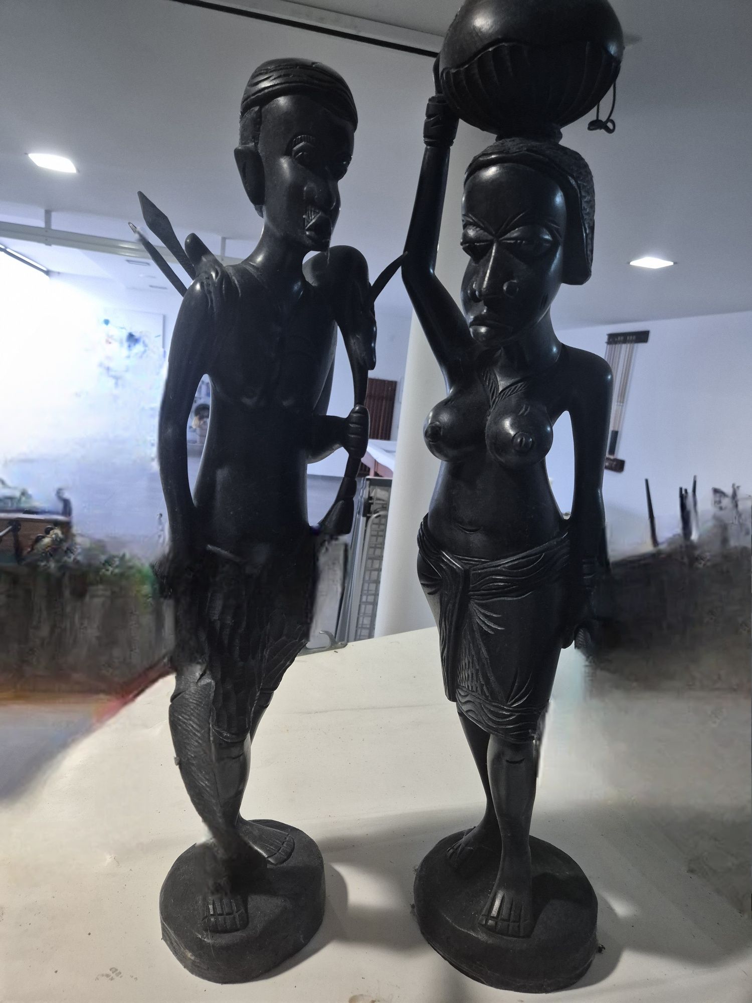 Peças africanas  como novo