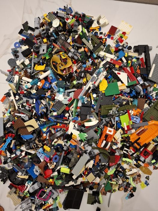 Конструктор як лего, 9 кг різних деталей Як Lego