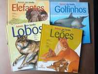 4 Livros de Animais em Família