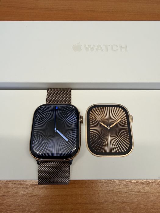 Apple Watch Series 10 Cellular 46 mm tytanowy złoty