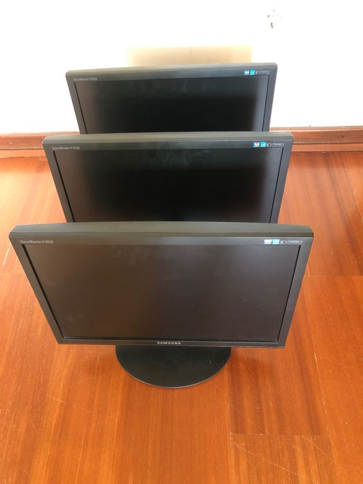 Conjunto 3 Monitores Samsung 1920NW