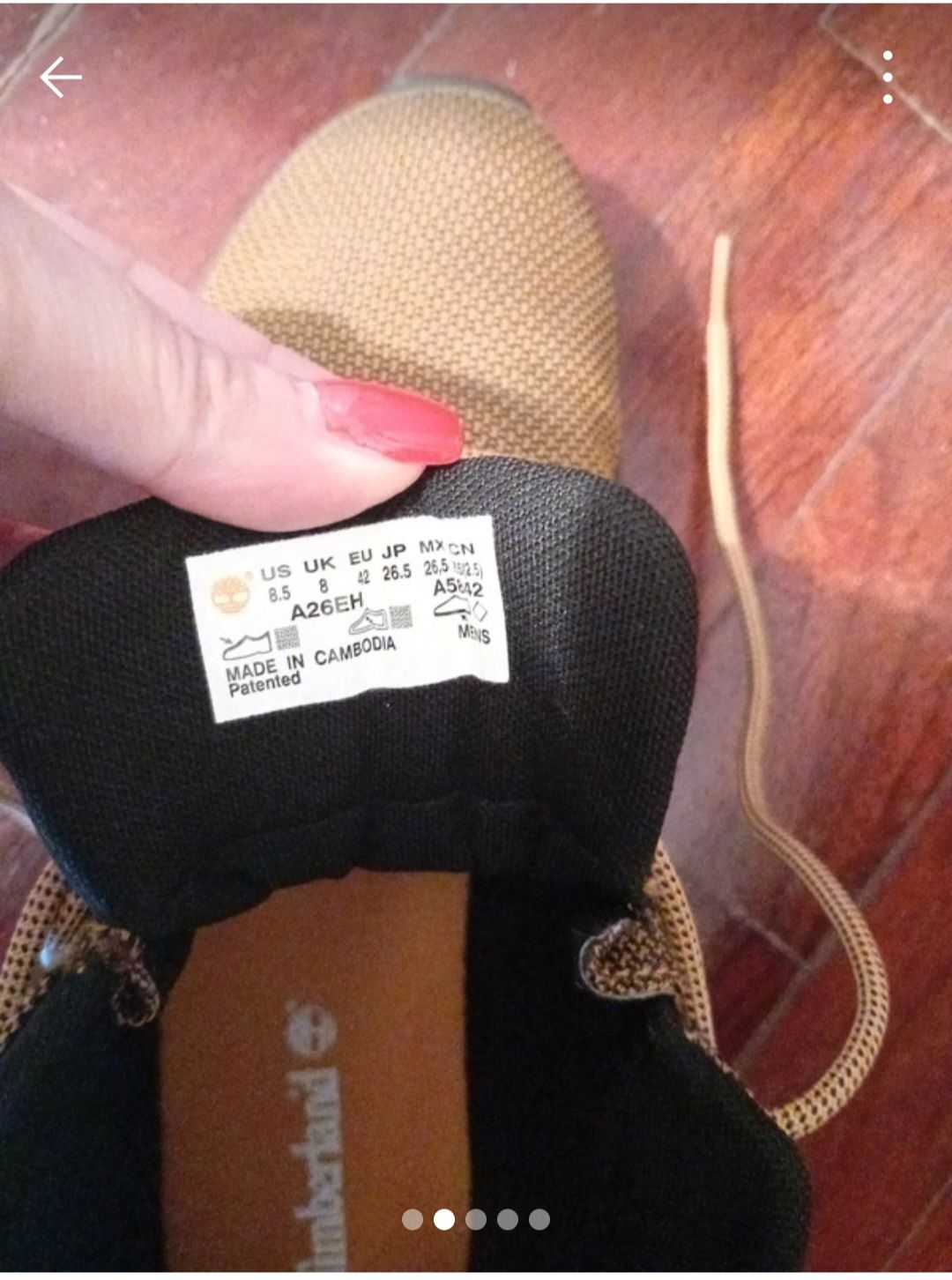 Botas da Timberland