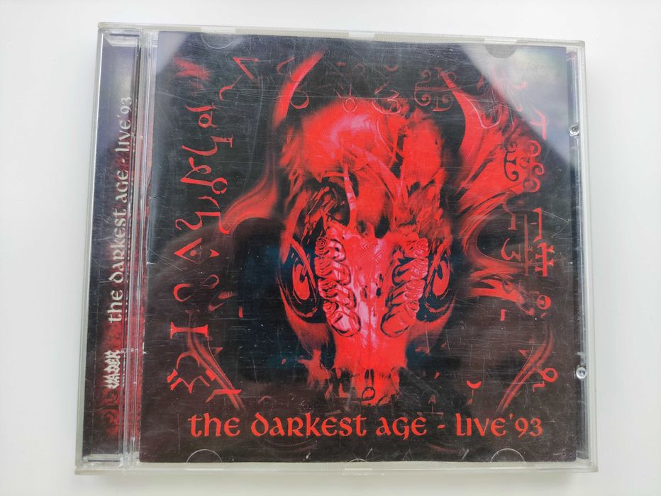 Płyty Metal Płyta CD Vader The Darkest Age Live 93 Twarze Stan BDB