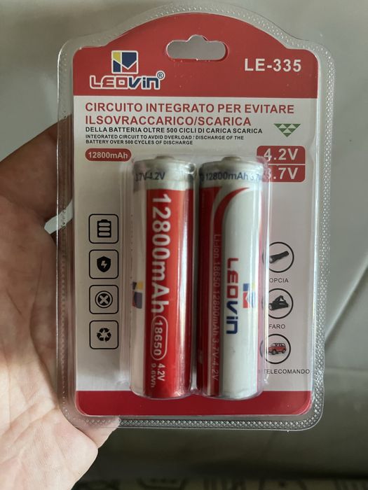 Bateria 18650 ultra potente