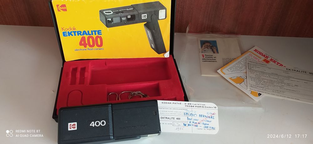 Máquina fotográfica Kodak Ektralite 400 vintage