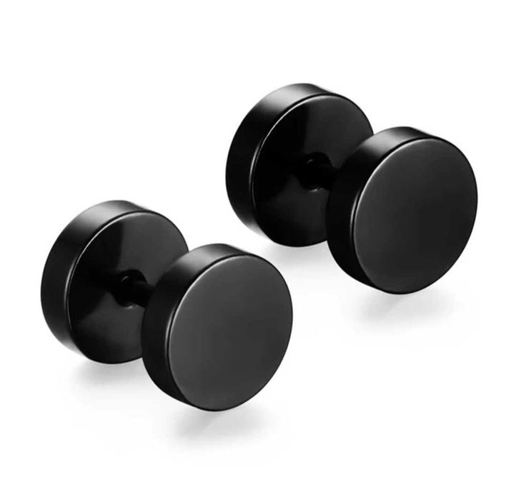 Piercings brincos studs fakeplugs alargadores falsos aço inoxidável