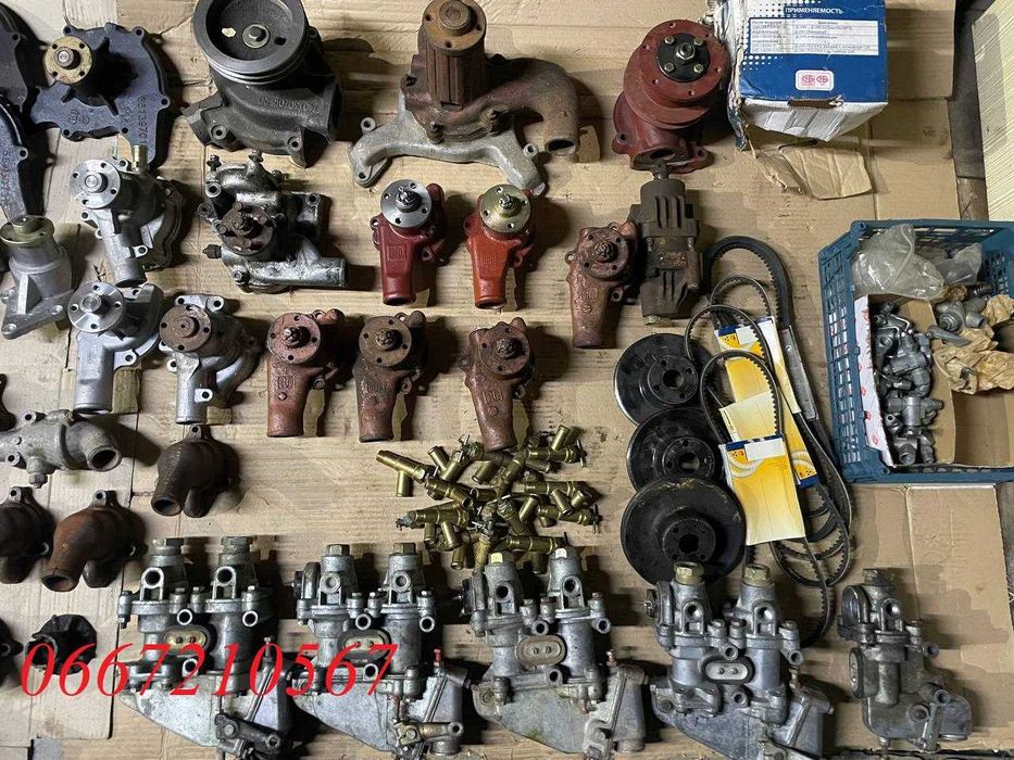 Помпи, термостати, крани Уаз, Зіл, Газ 53 Газ 66 Газ 21 Волга, Камаз