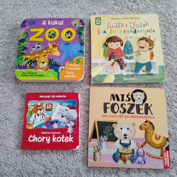 Książeczki dla dzieci 4 szt