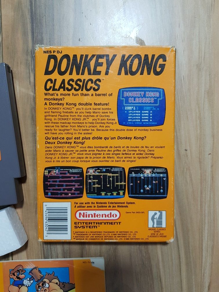 Donkey Kong Classics NES Pal b