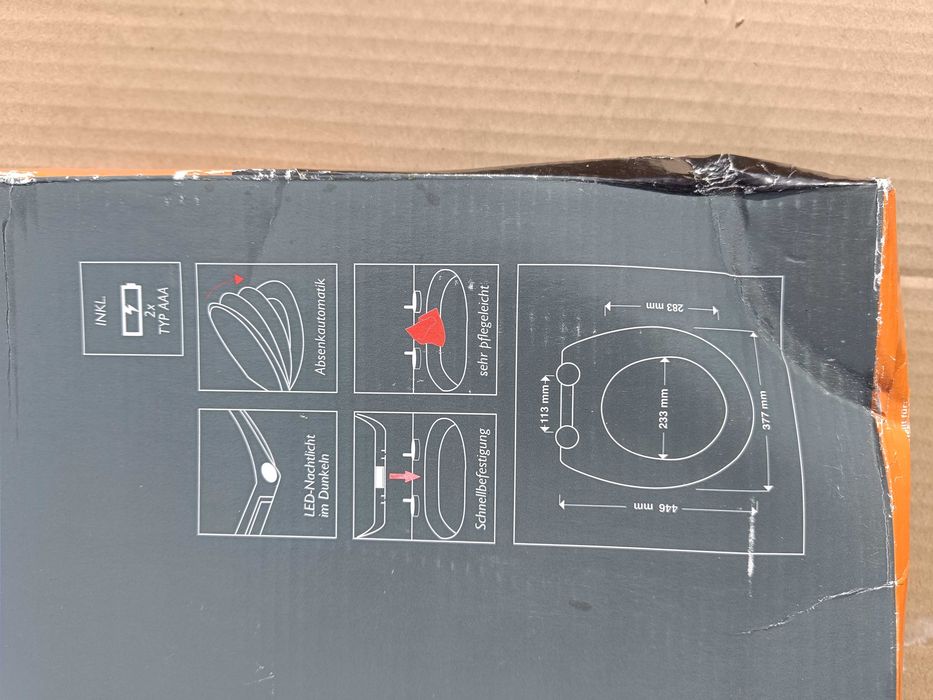 Automatyczna deska sedesowa z podświetleniem LED