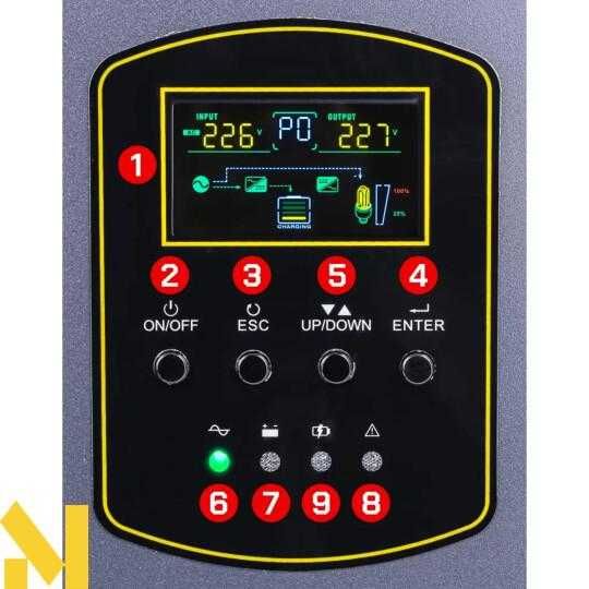 Powermat PM-UPS-800MW інвертор, УПС